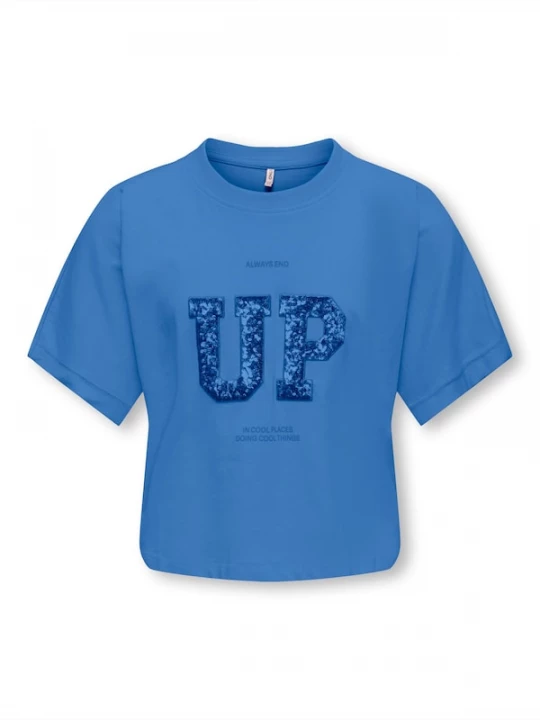 Foto van product ONLY GIRLS Shirt 'KOGSTELLA' royal blue / koningsblauw