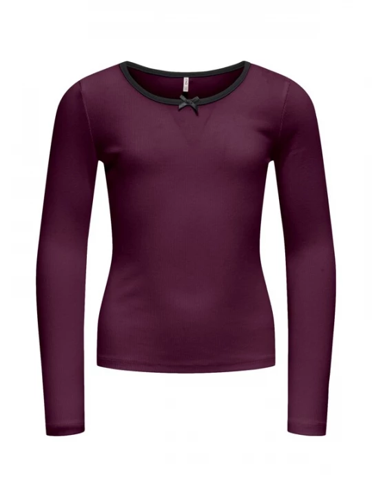 Foto van product ONLY GIRLS Shirt 'Sofia' donkerlila