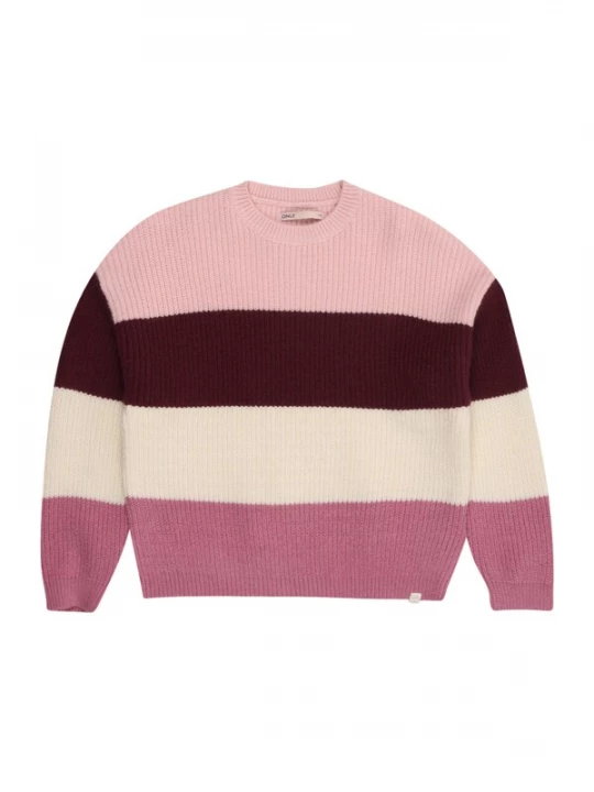 Foto van product ONLY GIRLS Trui 'KMGSandy' aubergine / mauve / lavendel / natuurwit