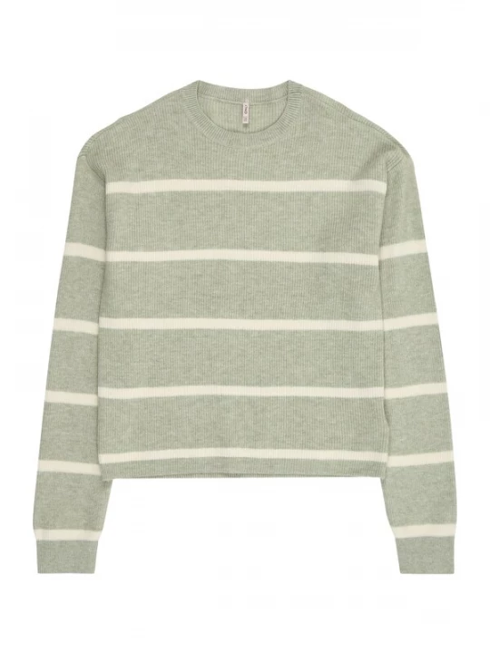 Foto van product ONLY GIRLS Trui 'KOGFranca' crème / pastelgroen