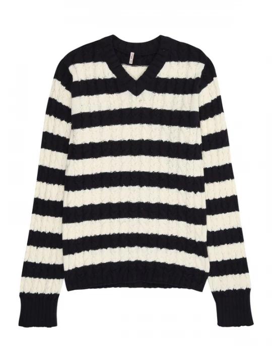 Foto van product ONLY GIRLS Trui 'KOGJanny' navy / wit