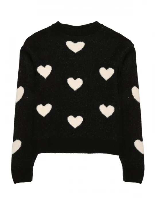 Foto van product ONLY GIRLS Trui 'KOGNaja' beige / zwart