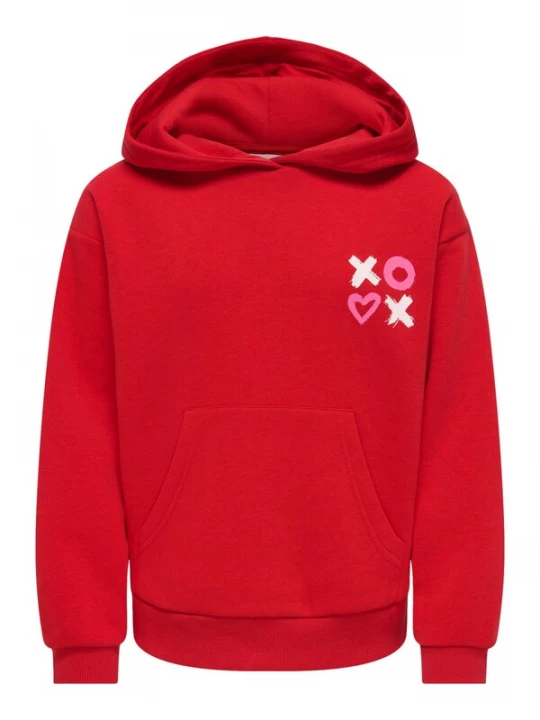 Foto van product ONLY GIRLS Trui 'Marisa Smile' rood