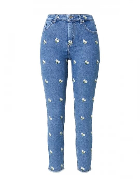 Foto van product ONLY Jeans 'ONLHUSH' blauw / lichtgroen / wit
