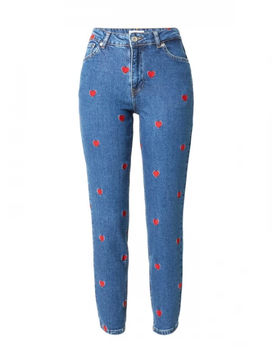 Foto van product ONLY Jeans 'ONLINC' blauw denim / rood