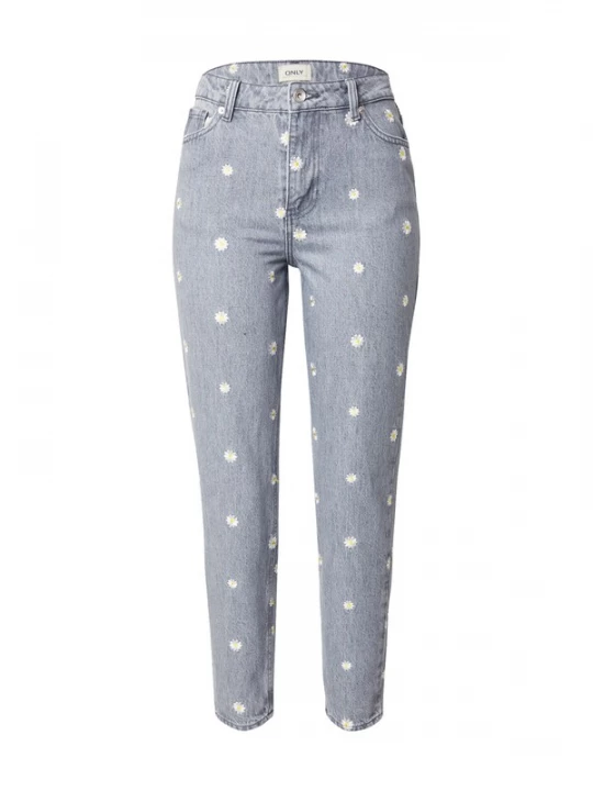 Foto van product ONLY Jeans 'ONLINC' geel / grey denim / wit