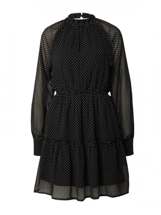 Foto van product ONLY Jurk 'ISABELLA' zwart / wit
