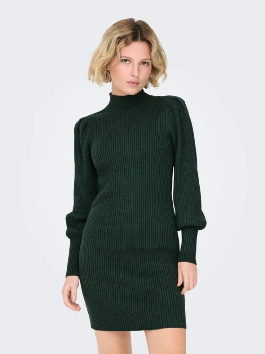 Foto van product ONLY Jurk 'Katia' donkergroen