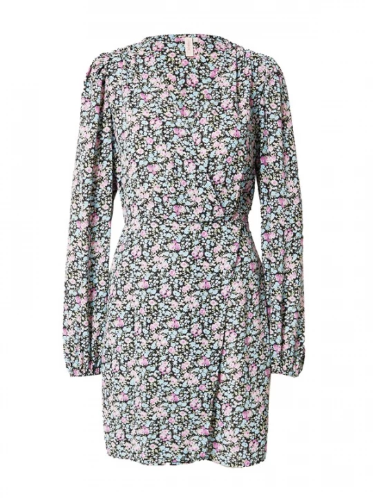 Foto van product ONLY Jurk 'LISE' hemelsblauw / pastelgroen / lichtroze / zwart