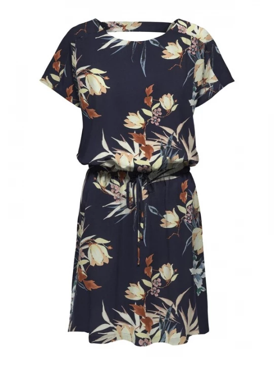 Foto van product ONLY Jurk 'MARIANA MYRINA' beige / blauw / nachtblauw / bruin
