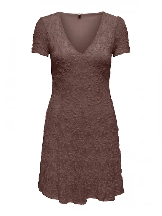 Foto van product ONLY Jurk 'ONLALBINA' donkerbruin
