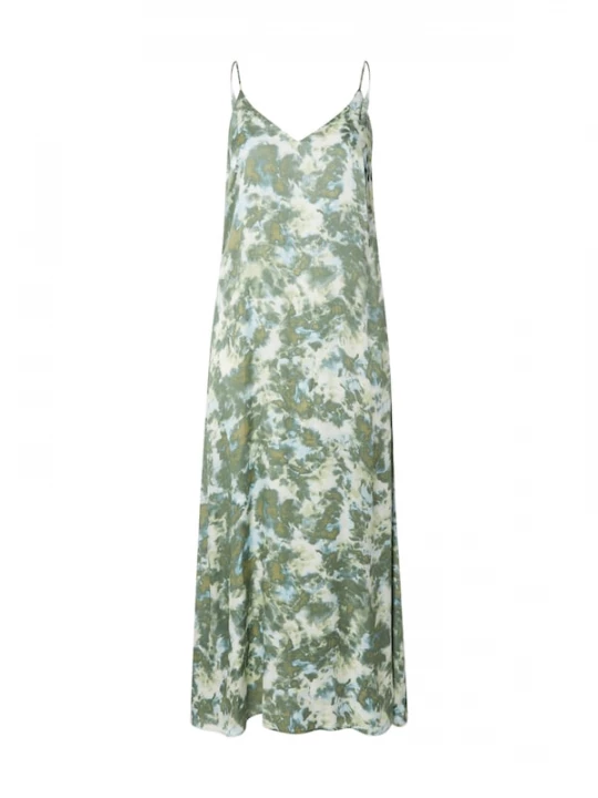 Foto van product ONLY Jurk 'ONLAnnlouise' lichtblauw / olijfgroen / smaragd / wit