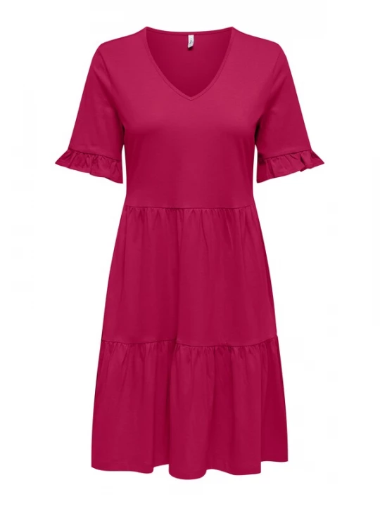Foto van product ONLY Jurk 'ONLBLOOM' grenadine