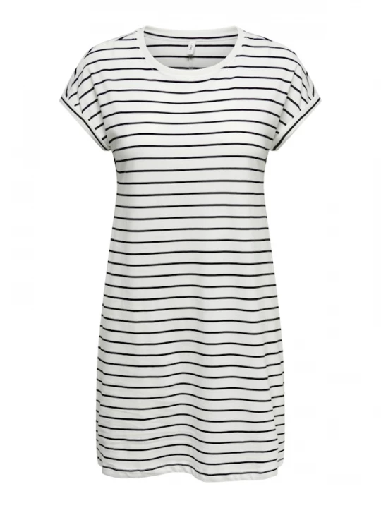 Foto van product ONLY Jurk 'ONLBLOOM' zwart / offwhite