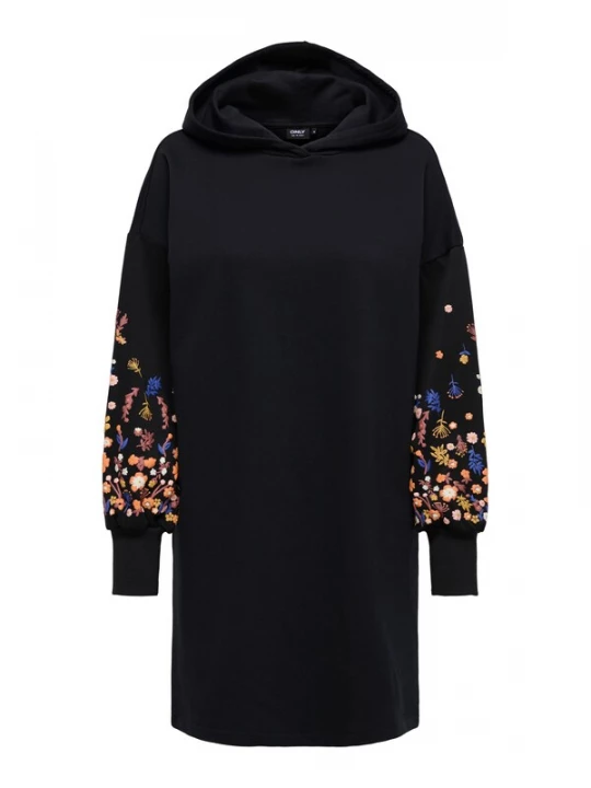 Foto van product ONLY Jurk 'ONLBROOKE' sand / blauw / zwart / wit