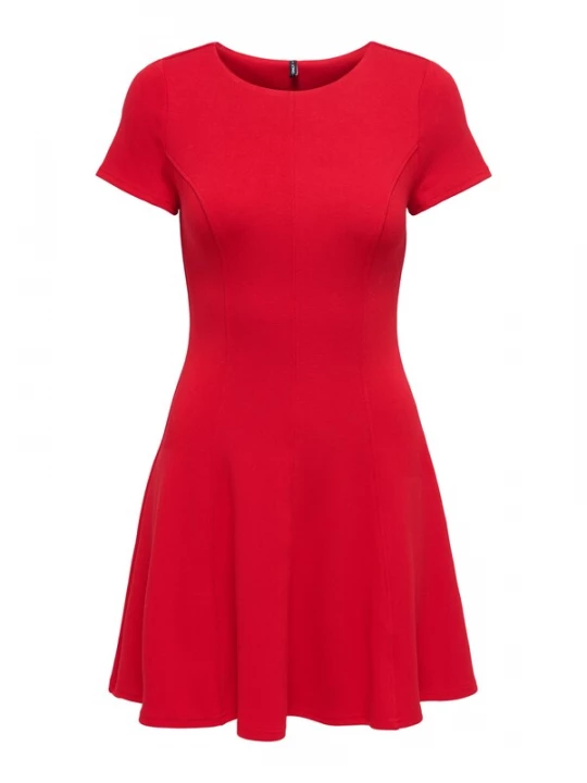 Foto van product ONLY Jurk 'ONLKENYA' knalrood