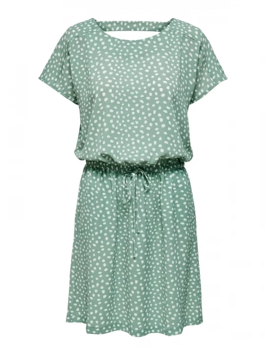 Foto van product ONLY Jurk 'ONLMARIANA MYRINA' groen / wit
