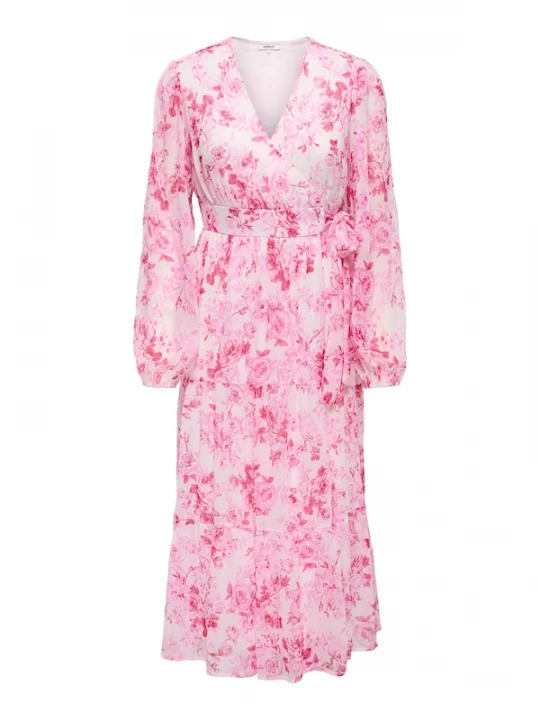 Foto van product ONLY Jurk 'ONLMIRIAM' rosa / lichtroze / wit