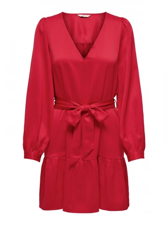 Foto van product ONLY Jurk 'ONLNEew Alena' kersrood