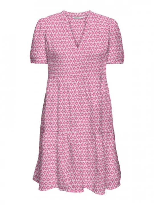 Foto van product ONLY Jurk 'ONLNora' lichtroze / wit