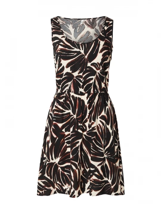 Foto van product ONLY Jurk 'ONLNOVA' roestrood / zwart / wit