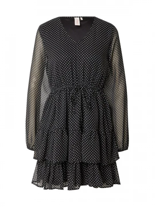 Foto van product ONLY Jurk 'ONLROBEY ISABELLA' zwart / wit