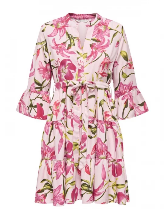 Foto van product ONLY Jurk 'ONLSina' groen / pink / rosa