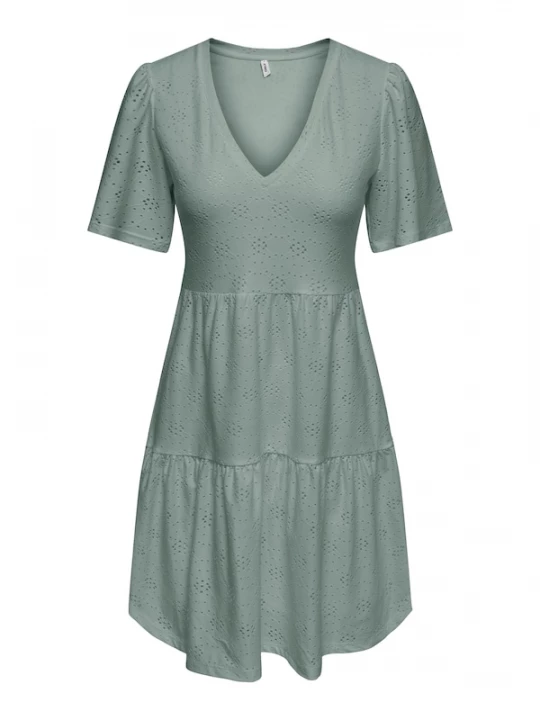 Foto van product ONLY Jurk 'ONLSMILLA' pastelgroen