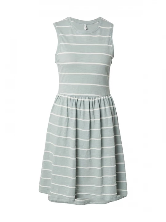 Foto van product ONLY Jurk 'ONLSummer' smoky blue / offwhite