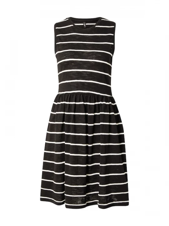 Foto van product ONLY Jurk 'ONLSummer' zwart / wit