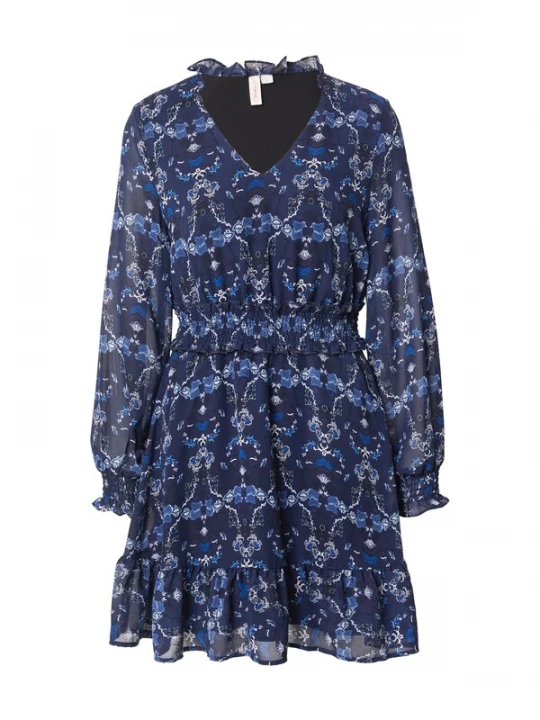 Foto van product ONLY Jurk 'ONLTIKKI' navy / saffier / zwart / wit