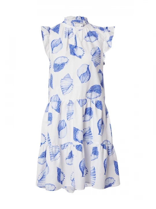 Foto van product ONLY Jurk 'ONLVera' royal blue / koningsblauw / wit