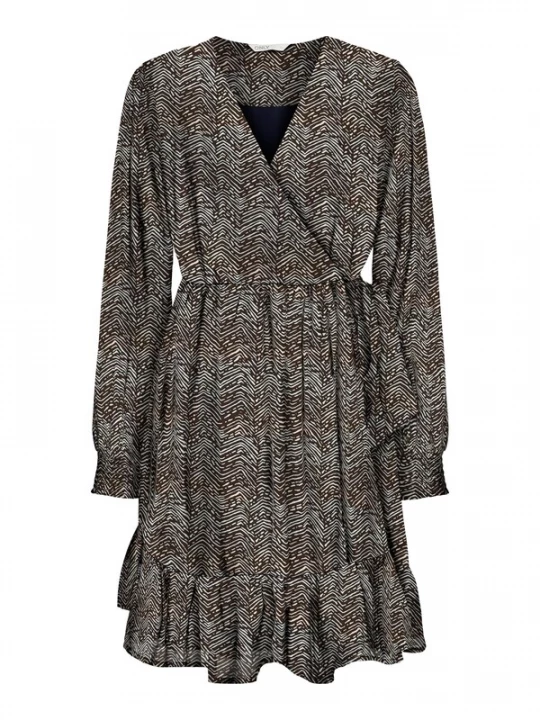 Foto van product ONLY Jurk 'STAR' zwart / wit