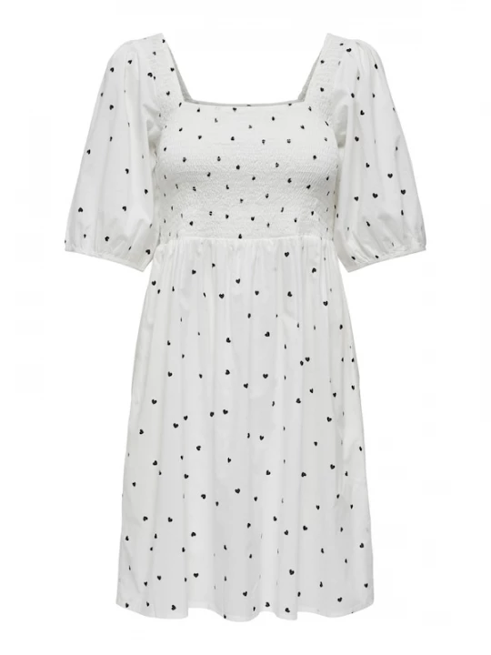 Foto van product ONLY Jurk zwart / wit