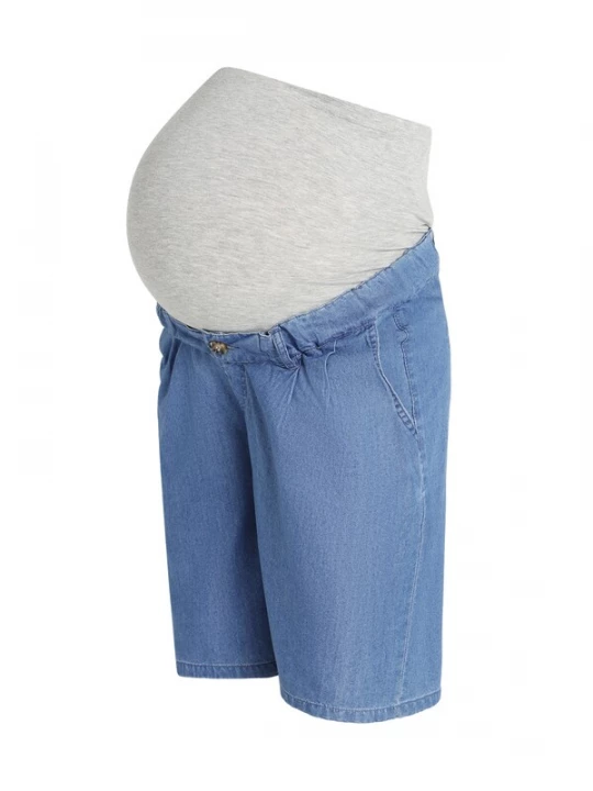 Foto van product Only Maternity Bandplooi jeans 'OLMBEA' blauw denim / grijs gemêleerd