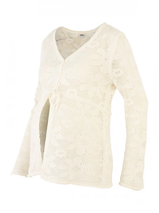 Foto van product Only Maternity Gebreid vest 'OLMISABELLA' sand