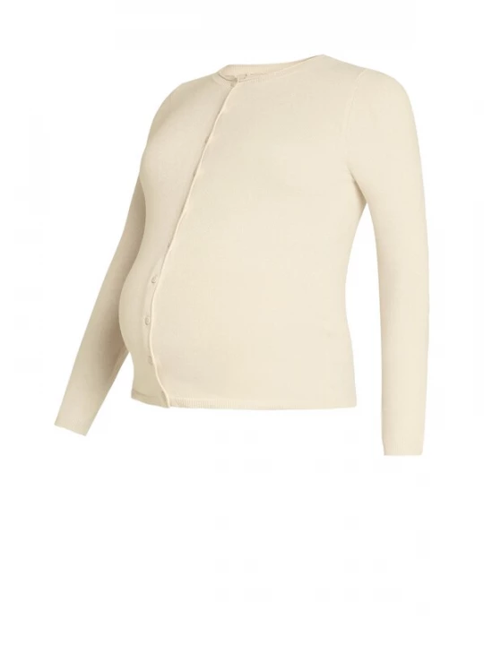 Foto van product Only Maternity Gebreid vest 'OLMLOYAL' crème