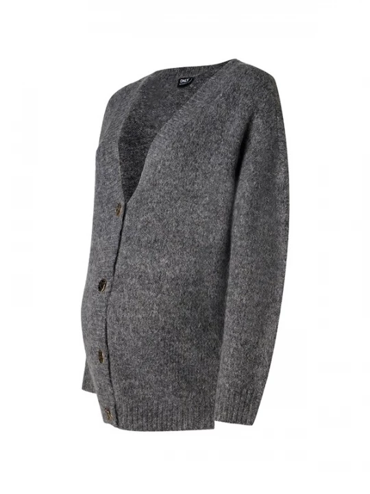 Foto van product Only Maternity Gebreid vest 'OLMZOEY' grijs