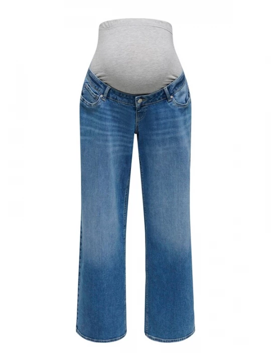 Foto van product Only Maternity Jeans 'OLMMADISON BLUSH' blauw denim / grijs