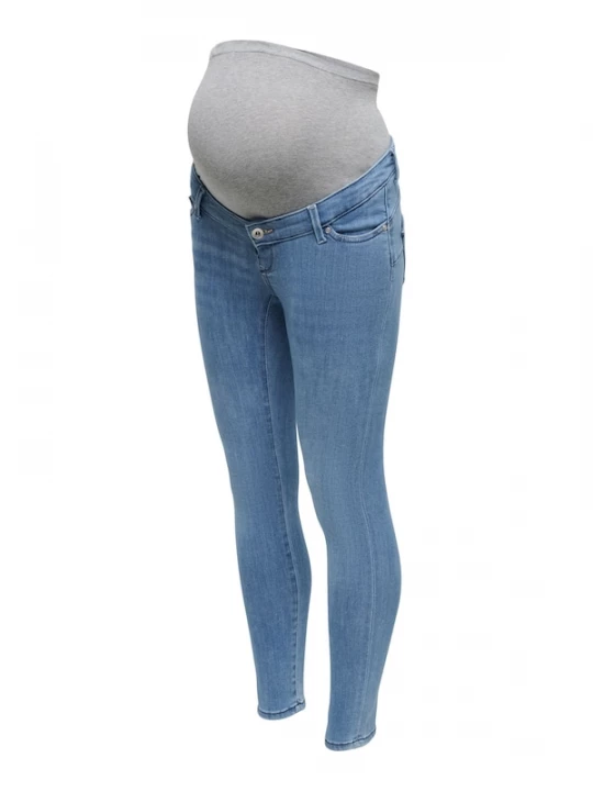 Foto van product Only Maternity Jeans 'OLMPower' blauw denim / grijs gemêleerd
