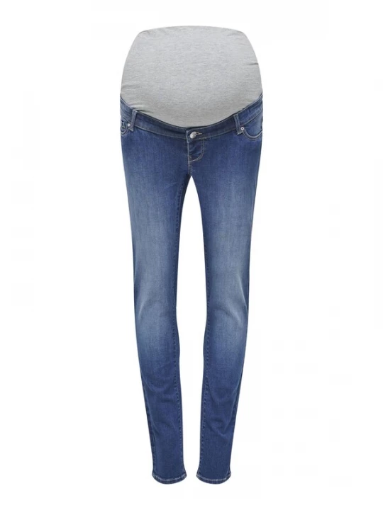 Foto van product Only Maternity Jeans 'Rose' blauw denim / grijs