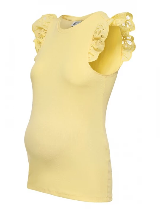 Foto van product Only Maternity Shirt 'OLMCesme' lichtgeel
