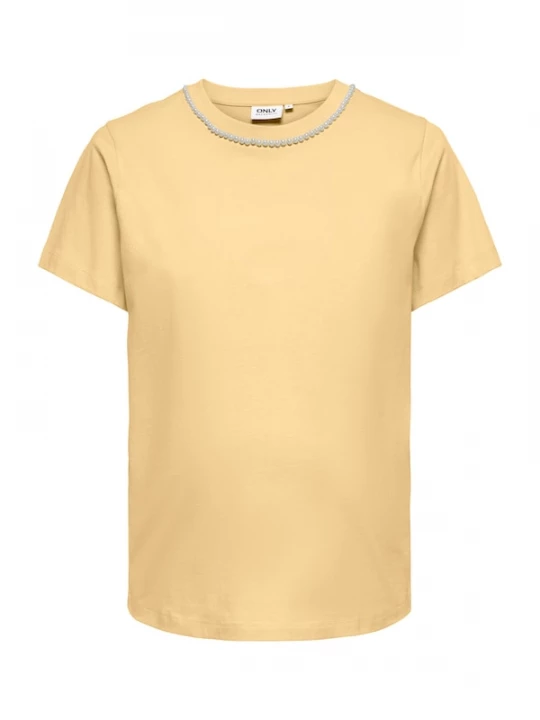 Foto van product Only Maternity Shirt 'OLMCHELSEA' geel / parelwit