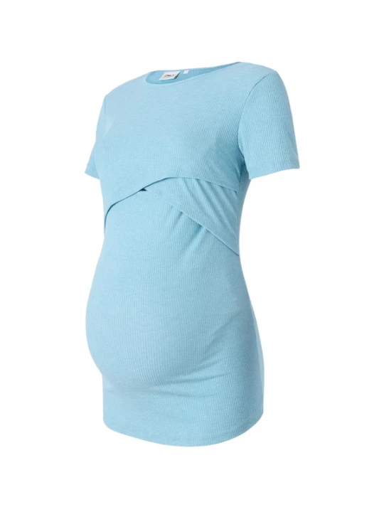 Foto van product Only Maternity Shirt 'OLMEMMA DUA' lichtblauw