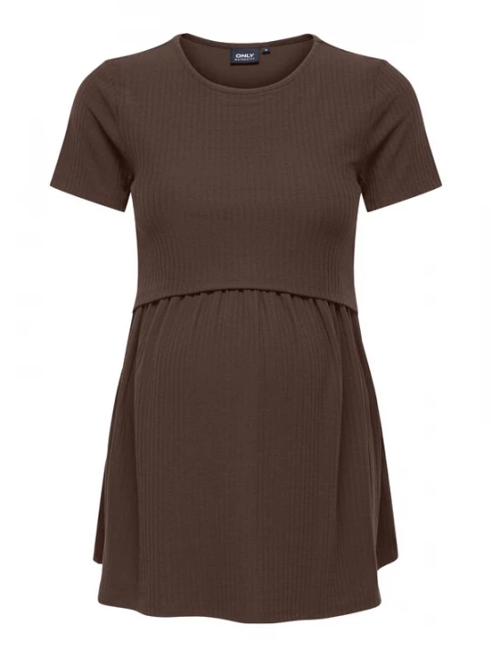 Foto van product Only Maternity Shirt 'OLMMalaya' chocoladebruin