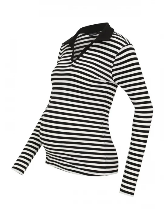 Foto van product Only Maternity Shirt 'OLMPilla' zwart / wit