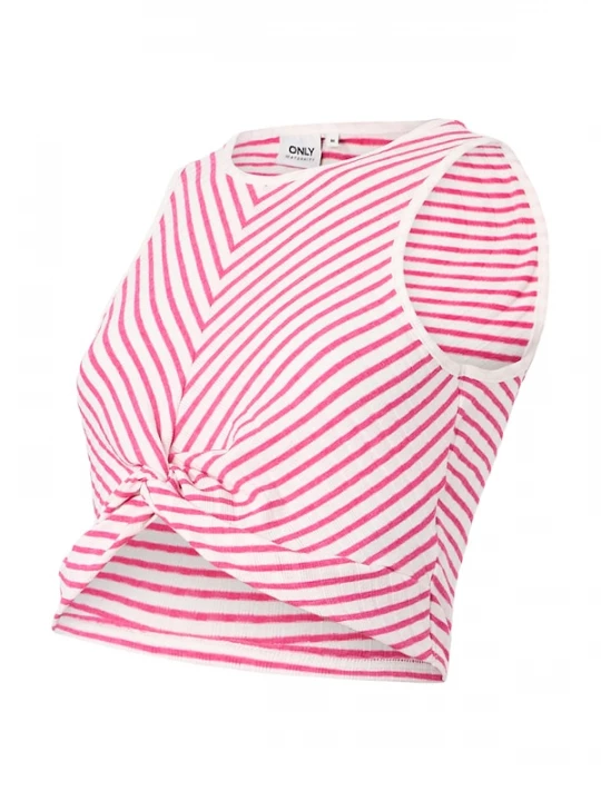 Foto van product Only Maternity Top 'OLMSANDY' pink / wit