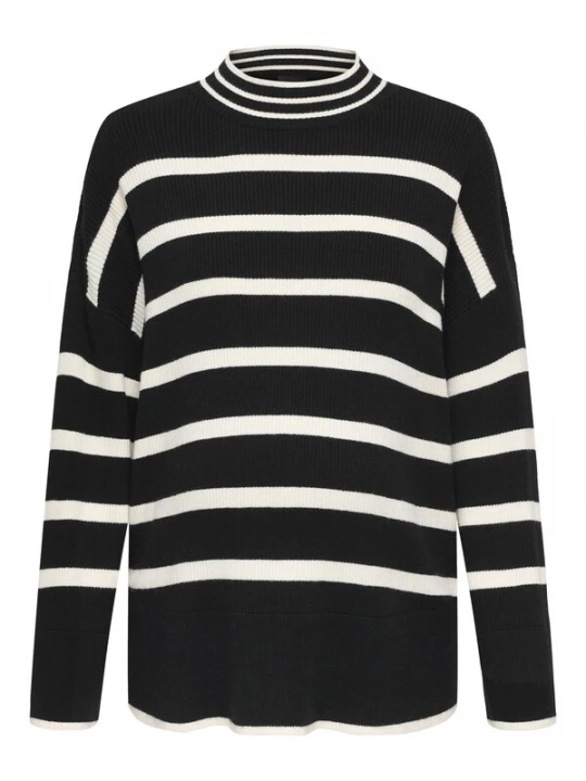 Foto van product Only Maternity Trui 'IBI' zwart / wit