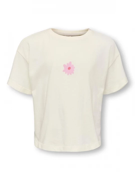 Foto van product Only Mini Shirt 'KMGVACAY' crème / limoen / oranje / rosa