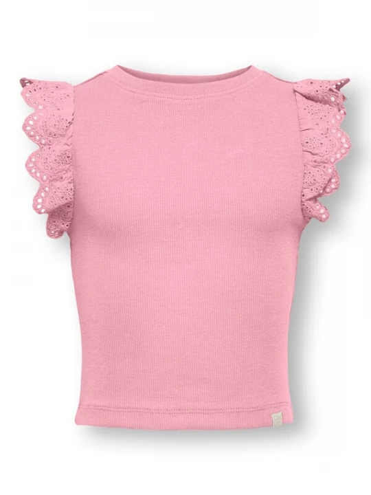 Foto van product Only Mini Top 'KMGDREA' oudroze